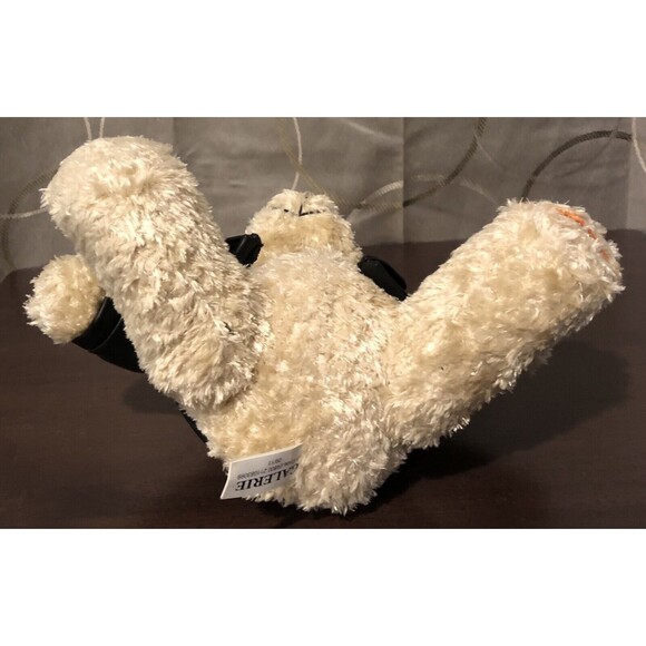 Galerie Reese's Hershey's Teddy Bear 8" Plush Faux Black Leather Biker Jacket - Picture 8 of 11